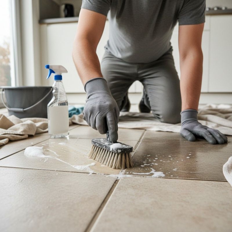 Bathroom Grout Cleaning