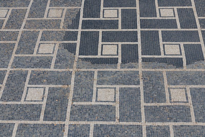 Mosaic Tile Floor Installation
